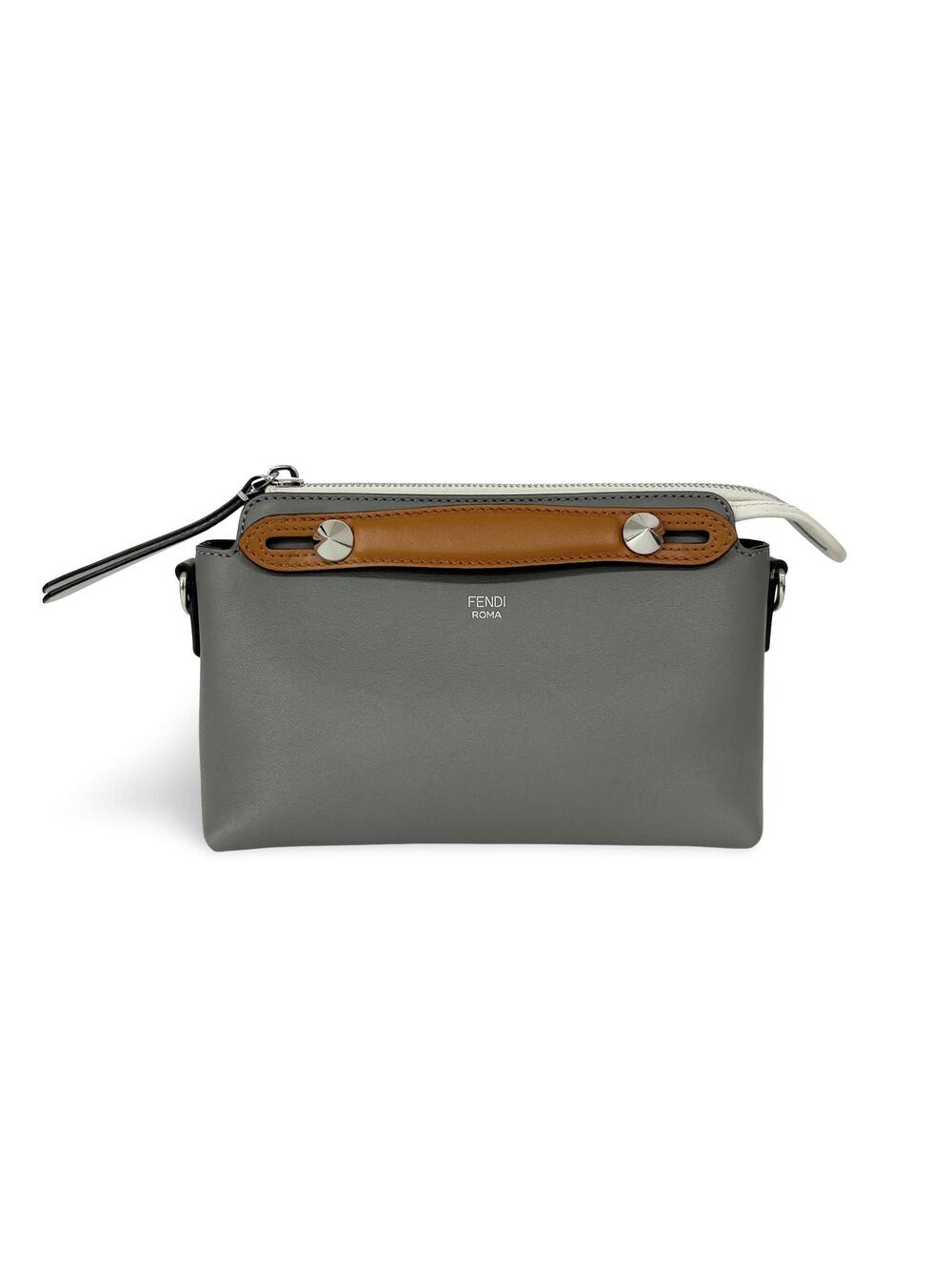 Fendi By The Way Small Boston Bag Grey #363932F58B